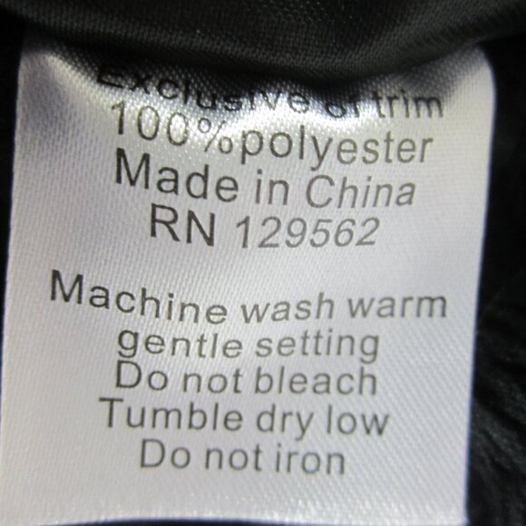 DAKINI Women M Black Mock Neck LS Full Zip Fleece Jacket Soft Pockets Comfy - Picture 2 of 10